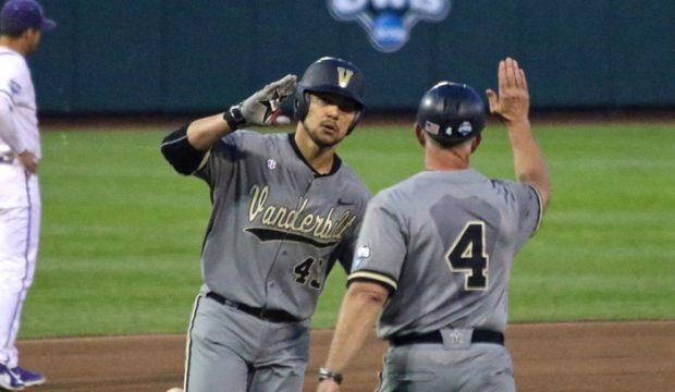 College World Series: Vanderbilt-TCU - Zander Wiel