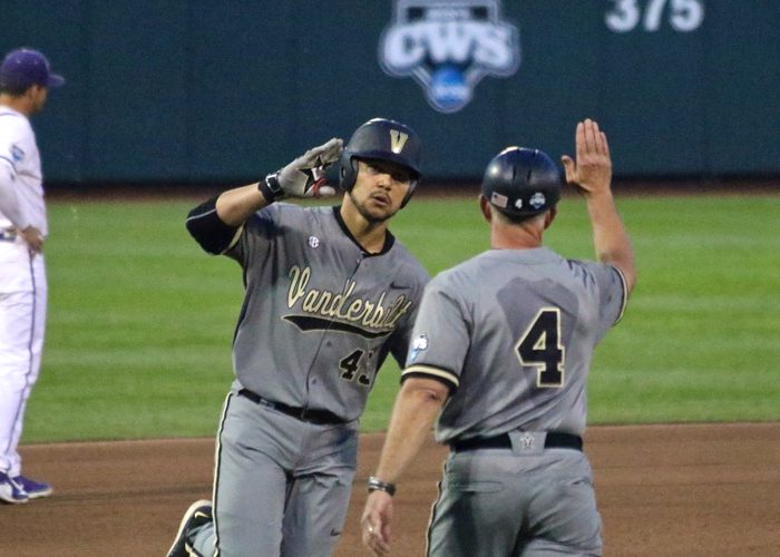 College World Series: Vanderbilt-TCU - Zander Wiel