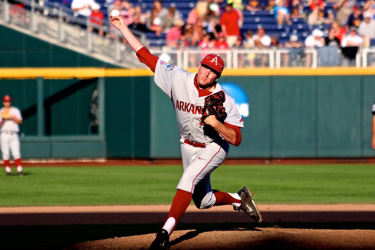 CWS ArkansasMiami Zach Jackson D1Baseball