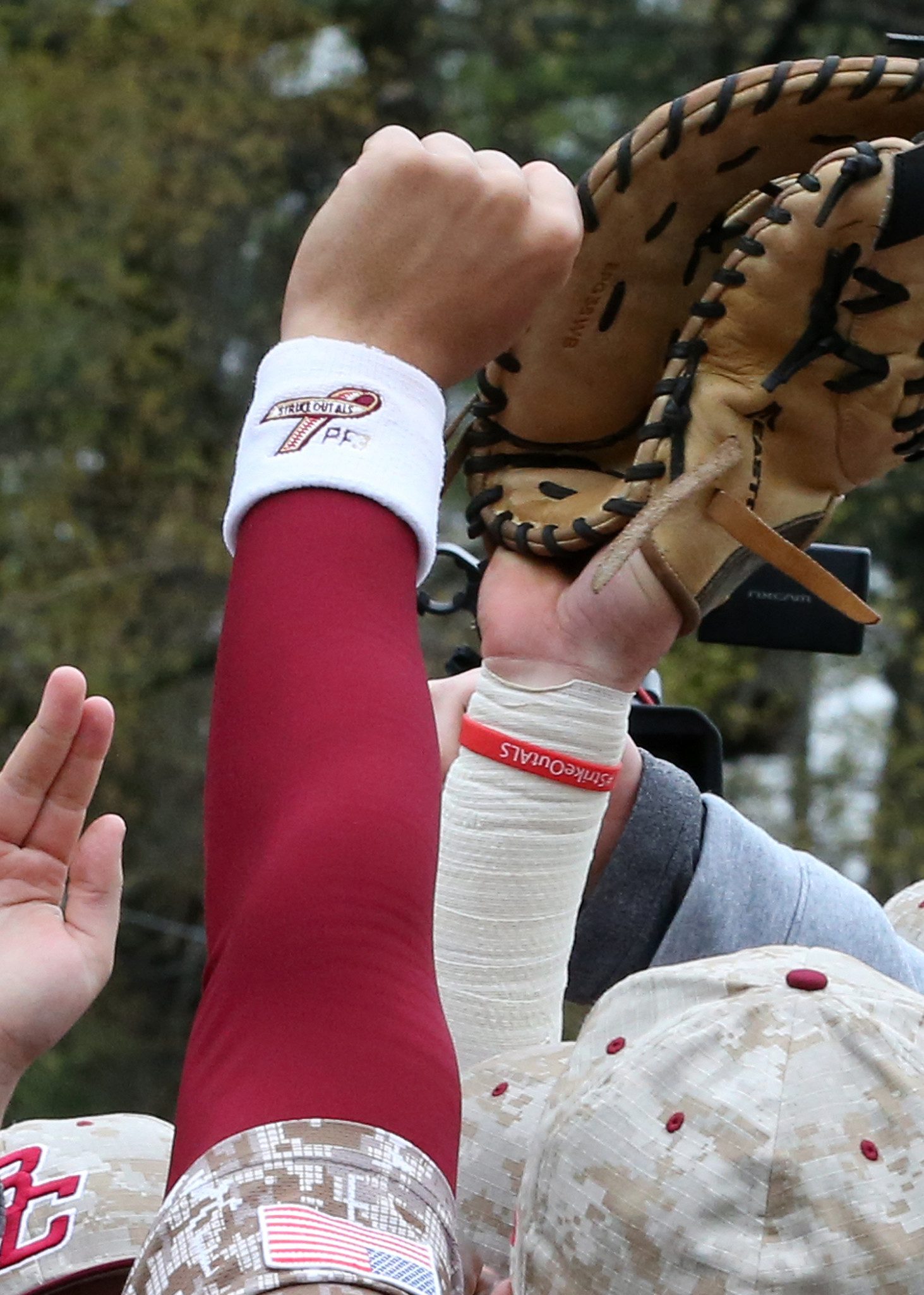 College Baseball Rides Fratetrain D1baseball Players Across The Acc And Nation Pared In Band Together To Strike Out Als