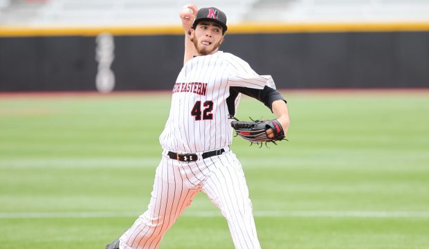 Aaron Civale (Northeastern Athletics/Jim Pierce)