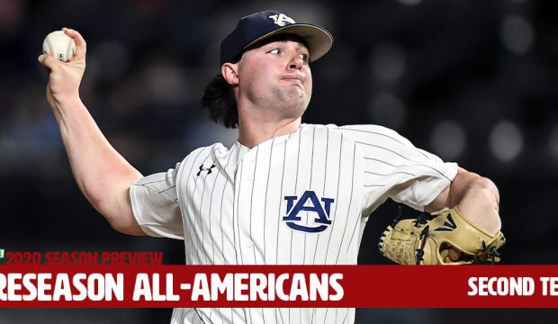 D1Baseball Preseason All-America Second Team-Auburn's Tanner Burns