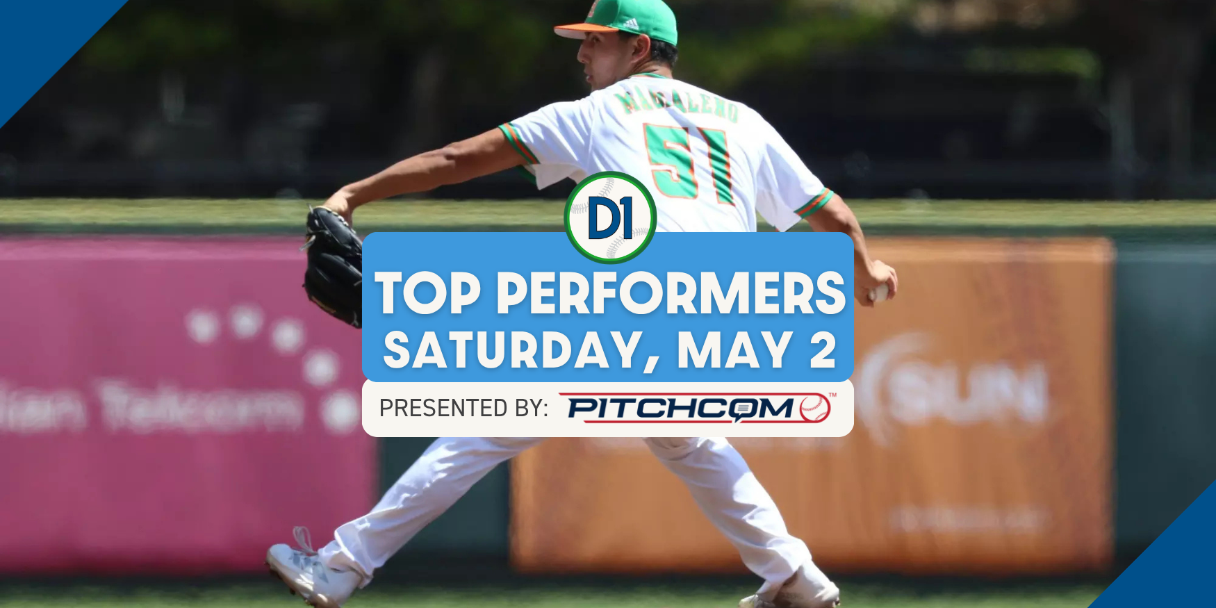 Stat Roundup: Saturday, May 2 Top Performers • D1Baseball