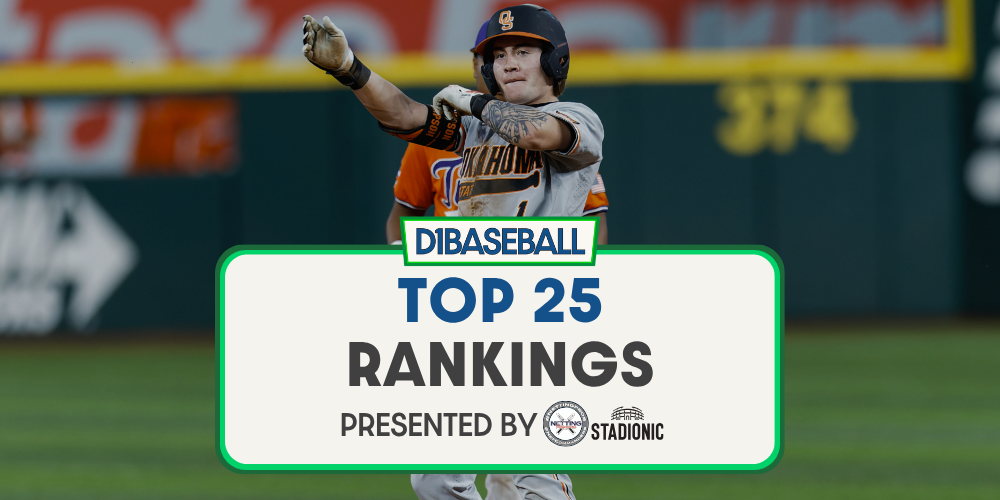 D1Baseball Top 25: UCLA remains No. 1, Oklahoma State and Cincinnati enter - D1Baseball